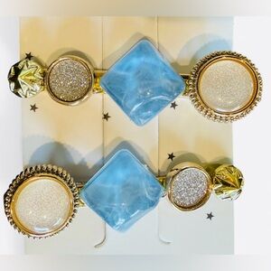 Alligator Clip Set Blue New